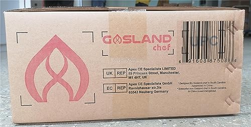 Gasland Chef GH30SF 30cm Built-in 2 Burners Gas Hob Cooker Stainless Steel Cooktop with Flame Failure Protection