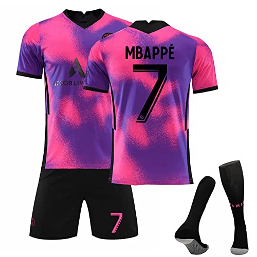 Jerseys for Kids Children?No #7,#10,#30 Football Soccer Jersey/Shorts Socks Gift Set Youth/Adults' Soccer Training Suit Set Soccer Training Wear Tops+Bottom+Socks Set