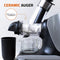 Optimum H3000 2nd Gen - Horizontal Slow Quiet Masticating Cold Press Juicer, 70 RPM, 7.6 cm Extra Large Chute, Ceramic Auger, 300W, Lifetime Motor Warranty (Silver)