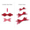 Hallmark Holiday Wrapping Paper with Optional DIY Bow Templates on Reverse (3 Rolls: 120 sq. ft. TTL) Red Plaid, Stripes, Polka Dots for Christmas, Valentines Day, Birthdays, Graduations