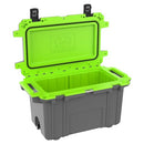 Pelican Elite IM Wheeled Cooler, 66 Litre Capacity, Dark Grey/Electric Green, 70Q-1-DKGRYEGRN