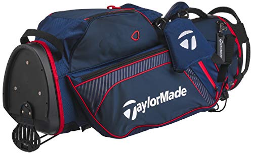 Taylormade N78451 Men's Carry Light, 4-Way Stand Bag, Navy/Red