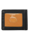 Timberland PRO Men's Slim Leather RFID Bifold Wallet with Back ID Window, Black/Bullard, One Size
