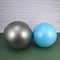 BESPORTBLE 2PCS Yoga Exercise Ball Non-Slip Inflatable Exercise Ball Anti-Burst Ball for Home Gym Balance Stability Pilates 15-35CM(Silver+Blue)