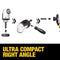DEWALT Right Angle Drill Adaptor, FlexTorq, 4-in-1 System, Compact, Straight Flexible Shaft, 12-Inch (DWAMRASETFT)