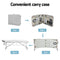 Zenses Massage Table 75cm Portable 2 Fold Aluminium Beauty Bed White