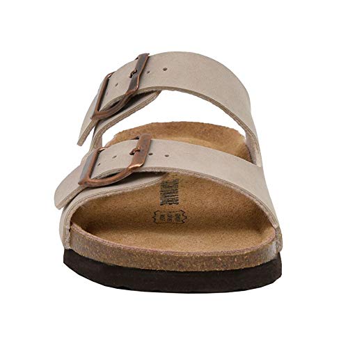 CUSHIONAIRE Women's, Lane Slide Sandals Beige Size: 6 US