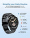 LIGE Smart Watch with Bluetooth Calls Voice Chat,Activity Tracker with 24/7 Heart Rate Sleep Monting,1.32"Full Touch Fitness Tracker IP67 Waterproof Step Counter Smartwatch for Android iOS Black