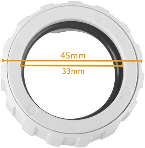 ATIE PoolSupplyTown Pool Cleaner Hose Swivel & Hose Nut Kit for Polaris 360 Pool Cleaner Hose Swivel 9-100-3002 and Hose Nut 9-100-3109 (2 Pack)