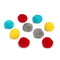 Chiwava 24PCS 1.8" Catnip Furry Cat Toys Ball Soft Pom Pom Balls Kitten Chase Quiet Play Assorted Color