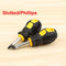 Mini Stubby Screwdriver Stainless Steel Phillips Screw Head Small Compact Hand Tools for Repair Works