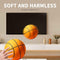 Silent Basketball, 2023 Silent Basketball Dribbling Indoor, The Handleshh Silent Basketball, Hushhandle Silent Foam Basketball, Indoor Training Foam Ball No Noise No Sound Basketball (18CM, Orange)