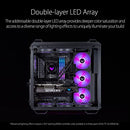 ASUS TUF Gaming TF120 ARGB Chassis Fan 3 Pack 3Pin Customizable LEDs, Advanced Fluid Dynamic Bearing, 120mm PWM Control, Anti-Vibration Pads, Double-Layer LED Array for Computer Case & Liquid Radiator