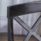 Christopher Knight Home Roshan Farmhouse Acacia Wood Dining Chairs, Black/Walnut