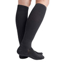 Athlemo 6Pairs Bamboo Moisture Wicking Compression Socks 8-15 mmHg for Men Knee High Socks 2Black2Grey2White 9-11, 2black2grey2white, 9-11