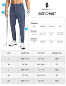 Soothfeel Men's Golf Joggers Pants with 5 Pockets Slim Fit Stretch Sweatpants Running Travel Dress Work Pants for Men, 01-Black, Large