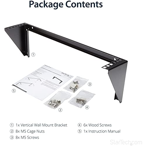 Startech 2U 19-Inch Steel Vertical Rack and Wall Mountable Server Rack