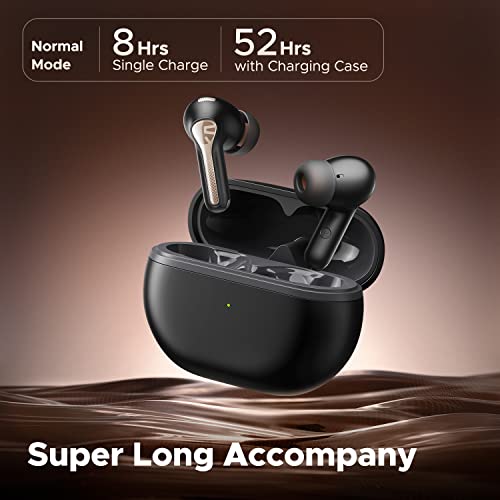 SoundPEATS Wireless Bluetooth Earbuds Capsule3 Pro, Hi-Res Audio Headphones with LDAC, Hybrid Active Noise Cancellation Earphones, 6 Mics for Call, Transparency Mode, Game Mode (Black)