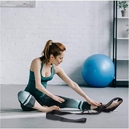 DACUAN Yoga Stretching Strap, Exercise and Leg Lift Straps, Leg and Calf Stretcher Strap with Adjustable loops, Fascia Stretcher For Physical Therapy, Plantar Fasciitis Relief, Pilates, Dance & Gymnastics