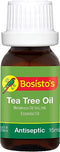 Bosisto's Tea Tree Oil 15mL | Essential Oils, Natural Melaleuca Oil, Natural Tea Tree Oil, Natural Antiseptic, Antibacterial, Deodoriser, Treats & Prevents Infections from Acne, Abrasions, Insect Bites, Foot Care, Gentle on Skin, Australian Owned