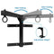 Yes4All Wall Mount Adjustable Heavy Bag Hanger with Chain - Heavy Duty - Punching Bag Bracket for Boxing, Muay Thai and MMA Training