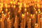 50 Natural Pure Beeswax Taper Candles 11" Tall Church Jerusalem Holy Land Candles