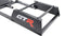 GTR Racing Simulator GTAF-BLK-S105LBKRD - GTA-F Model (Black) Triple or Single Monitor Stand with Black/Red Adjustable Leatherette Seat, Racing Simulator Cockpit Gaming Chair Single Monitor Stand