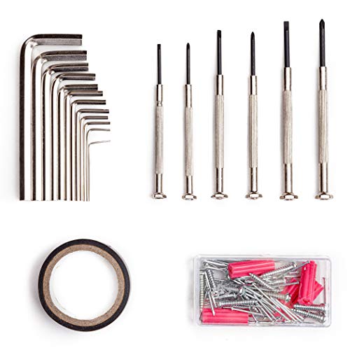 Cartman 148Piece Tool Set General Household Hand Tool Kit with Plastic Toolbox Storage Case Pink