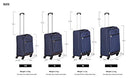 Amazon Basics Soft-Sided Luggage / Suitcase Travel Spinner with 4 Wheels - 74cm / 29 inches, Navy Blue