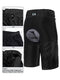 ARSUXEO Padded MTB Shorts for Men Cycling Mountain Bike Shorts with Removable Pad
