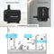 Pond Pump 3000 L/H, Submersible Water Pump for Pond Fountain Aquarium Rock Garden, Ultra Quiet Water Feature Pump with Filter and 3 Nozzles 19 mm / 22 mm / 25 mm, Max Delivery Head 2.8 m (40 W)
