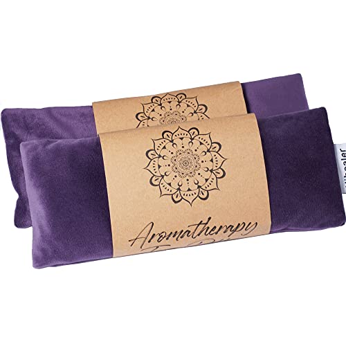 Hihealer 2Pack Eye Pillow Yoga Meditation Accessories Lavender Aromatherapy Weighted Eye Mask for Sleeping, Yoga, Meditation, Self Care Relaxation for Women Mom