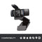 Logitech C920S HD Pro Webcam, Full HD 1080p/30fps Video Calling, Clear Stereo Audio, HD Light Correction, Privacy Shutter, Works with Skype, Zoom, FaceTime, Hangouts, PC/Mac/Laptop/Tablet/XBox - Black