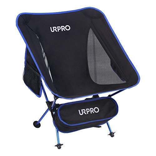 URPRO Outdoor Ultralight Portable Folding Chairs with Carry Bag Heavy Duty 145kgs Capacity Collapsible Chair Camping Folding Chairs Beach Chairs