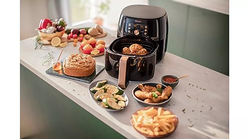 Philips Premium Air Fryer XXL with Smart Sensing Technology HD9861/99 (Black)