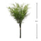 30" Artificial Boston Fern Plants Bushes Fake Shrubs Bush Greenery Plants Faux Fern Plant Large for Outdoors UV Resistant Garden Plants or Home Office Desk Indoor Decor 3pcs