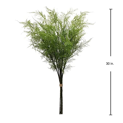 30" Artificial Boston Fern Plants Bushes Fake Shrubs Bush Greenery Plants Faux Fern Plant Large for Outdoors UV Resistant Garden Plants or Home Office Desk Indoor Decor 3pcs