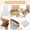 100 Pack Shipping Boxes 6 x 6 x 2 Inch Corrugated Cardboard Boxes Small Mailing Boxes Reusable Moving Box for Mailing Packing and Shipping (White)