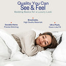 (Full/Queen, Navy/Sleet) - Sleep Restoration Goose Down Alternative Comforter - Reversible - All Season Hotel Quality Luxury Hypoallergenic Comforter -Full/Queen - Navy/Sleet