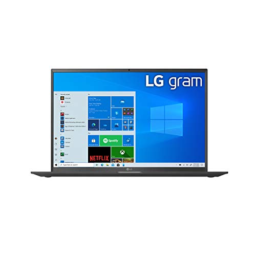 LG Gram 17Z90P - 17" WQXGA (2560x1600) Ultra-Lightweight Laptop, Intel evo with 11th gen CORE i7 1165G7 CPU, 16GB RAM, 1TB SSD, Alexa Built-in, 19.5 Hours Battery, Thunderbolt 4, Black - 2021