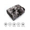 Faux Fur Throw Blanket ，Luxury Soft Plush Shaggy Fleece Blanket Warm Fluffy Blanket for Bed Couch Chair Fall Winter Spring Living Room (160x200cm) - Black
