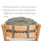 Highchair Cushion for Stokke Tripp Trapp High Chair. Easy to fit, Fully Wipe Clean highchair pad (Grey with White Stars)