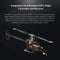 OMPHOBBY M2 V2 RC Helicopters Dual Brushless Motors RC Helicopter for Adults Direct-Drive 3D Remote Control Helicopter-BNF(Dull Purple)