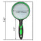 Shatterproof Magnifying Glass 10X Large Handheld Magnifying Glass for Seniors Kids 75mm Magnifying Lens with Non-Slip Rubber Handle Magnifier Glass for Reading Science Insect Hobby Observation