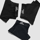 JustWears Boxer Briefs - Pack of 3 | Anti Chafing No Ride Up Organic Underwear for Men | Perfect for Everyday Wear or Sports like Walking Cycling & Running, All Black, XXL