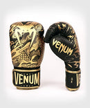 Venum Dragon's Flight Boxing Gloves - Black/Bronze-10 oz