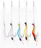 WANBY Artificial Silicone Soft Bait Set Luminous Swimbait Shrimp Fishing Lure with Hooks Fishing Tackle Freshwater/Saltwater (5Pcs)