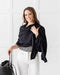 zestt Dreamsoft Travel Scarf, Wrap and Shawl for Women, Organic Cotton, Black, Unisize