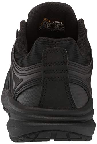 KEEN Utility Women’s Vista Energy Low Height Composite Toe Industrial Work Sneakers, Black/Raven, 9 2E (Wide) US