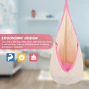 YAERSI Kids Pod Swing Seat 100% Cotton Child Hammock Chair with PVC Inflatable Cushion for Indoor and Outdoor Use Durable Portable